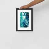 June Matte Paper Framed Print with Mat