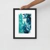 June Matte Paper Framed Print with Mat