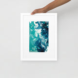 June Matte Paper Framed Print with Mat