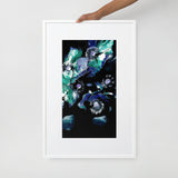 Floral 003 Matte Paper Framed Poster With Mat