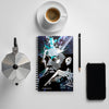 Boseman Black Spiral Notebook